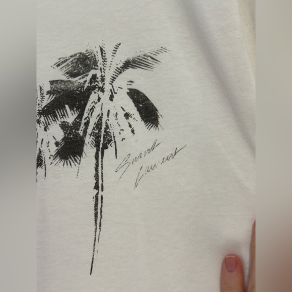 SAINT LAURENT Palmeraie print t-shirt - Picture 6 of 11
